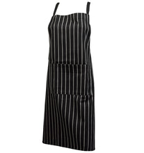 Load image into Gallery viewer, 100% Cotton Woven Stripe Butchers Apron with Pocket (Various Colours)