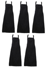 Load image into Gallery viewer, Woven Stripe Butchers Aprons - Bleach Resistant, No Pocket (1 or 5 Pack)