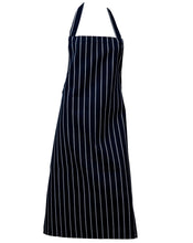 Load image into Gallery viewer, Woven Stripe Butchers Aprons - Bleach Resistant, No Pocket (1 or 5 Pack)