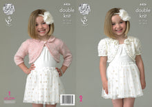 Load image into Gallery viewer, King Cole Double Knitting Pattern - Girls Boleros (4406)