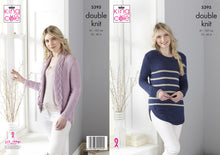 Load image into Gallery viewer, King Cole Double Knitting Pattern - Ladies Tunic &amp; Cardigan (5395)
