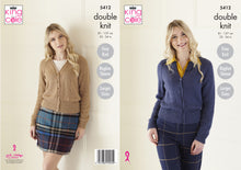 Load image into Gallery viewer, King Cole Double Knitting Pattern - Ladies Cardigans (5412)