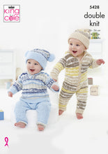 Load image into Gallery viewer, King Cole Double Knitting Pattern - Baby Set (5428)