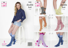 Load image into Gallery viewer, King Cole Double Knitting Pattern - Socks (5485)