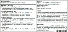 Load image into Gallery viewer, King Cole Double Knitting Pattern - Dolls Clothes (5571)