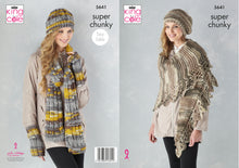 Load image into Gallery viewer, King Cole Super Chunky Knitting Pattern - Ladies Accessories (5641)