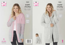 Load image into Gallery viewer, King Cole Super Chunky Knitting Pattern - Ladies Jackets (5665)