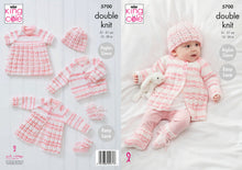 Load image into Gallery viewer, King Cole Double Knitting Pattern - Baby Matinee Coat Top &amp; Cardigan (5700)