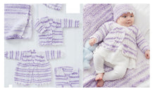 Load image into Gallery viewer, King Cole Double Knitting Pattern - Matinee Coat Cardigan &amp; Waistcoat (5701)