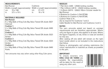 Load image into Gallery viewer, King Cole Double Knit Knitting Pattern - Bed Runner &amp; Cushion Covers (5712)