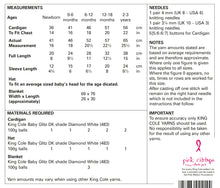 Load image into Gallery viewer, King Cole Double Knitting Pattern - Baby Cardigan Hat &amp; Blanket (5718)
