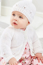 Load image into Gallery viewer, King Cole Double Knitting Pattern - Baby Cardigan Hat &amp; Blanket (5718)