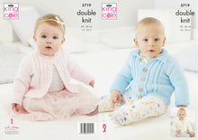 Load image into Gallery viewer, King Cole Double Knit Knitting Pattern - Baby Cardigans (5719)