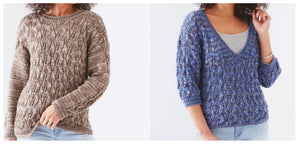 King Cole DK Knitting Pattern - Ladies Sweaters (5738)