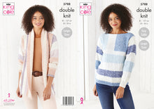 Load image into Gallery viewer, King Cole Double Knitting Pattern - Ladies Jacket &amp; Sweater (5788)