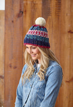 Load image into Gallery viewer, King Cole Aran Knitting Pattern - Ladies Sweater &amp; Bobble Hats (5868)