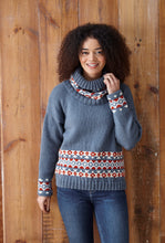 Load image into Gallery viewer, King Cole Double Knit Knitting Pattern - Ladies Sweater Hat &amp; Cowl (5870)