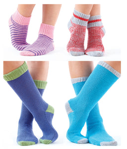 King Cole 4ply Knitting Pattern - Kids Socks (5881)