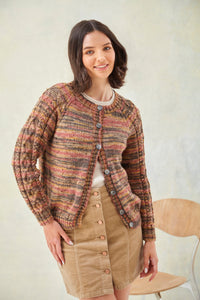 King Cole DK Knitting Pattern - Ladies Sweater & Cardigan (5998)