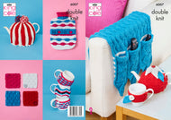 King Cole Double Knit Knitting Pattern - Home Accessories (6007)