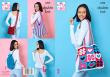 Load image into Gallery viewer, King Cole Double Knit Knitting Pattern - Ladies Bags (6008)