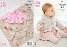 Load image into Gallery viewer, King Cole DK Knitting Pattern - Baby Jacket Cardigan &amp; Blanket (6014)