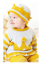 Load image into Gallery viewer, King Cole DK Knitting Pattern - Baby Coronation Themed Set (6022)