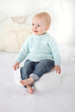 Load image into Gallery viewer, King Cole Double Knitting Pattern – Baby Cardigans &amp; Sweater (6059)
