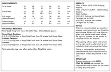 Load image into Gallery viewer, King Cole Double Knitting Pattern – Baby Cardigans &amp; Sweater (6059)