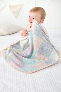 King Cole Cloud Nine Knitting Pattern - Baby Blankets (6062)