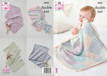 Load image into Gallery viewer, King Cole Cloud Nine Knitting Pattern - Baby Blankets (6062)