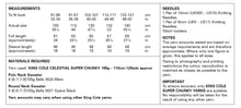 Load image into Gallery viewer, King Cole Celestial Super Chunky Knitting Pattern - Ladies Sweater (6064)