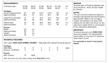 Load image into Gallery viewer, King Cole Chunky Knitting Pattern - Ladies Cardigan or Poncho (6073)