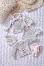 Load image into Gallery viewer, King Cole Chunky Knitting Pattern - Babies Coat,Cardigan,Top &amp; Hat (6084)