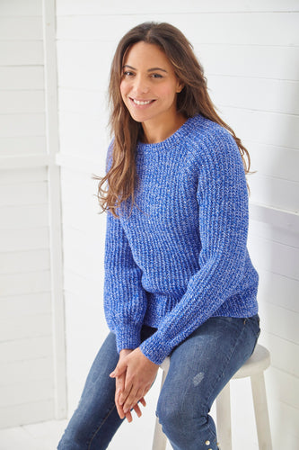 King Cole Double Knitting Pattern - Ladies Sweater and Jacket (6131)