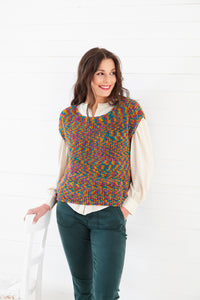 King Cole Knitting Pattern - Ladies Sweater & Top 6144