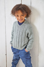Load image into Gallery viewer, King Cole Knitting Pattern - Kids Sweater &amp; Slipover (6155)