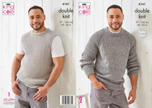 Load image into Gallery viewer, King Cole Double Knitting Pattern - Mens Sweater &amp; Slipover (6161)