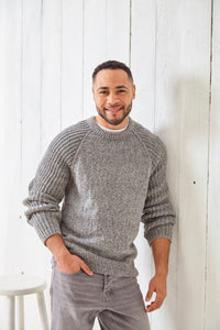 King Cole Double Knitting Pattern - Mens Sweater & Slipover (6161)