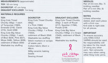 Load image into Gallery viewer, King Cole Tinsel Chunky Caterpillar Knitting Pattern - 9041