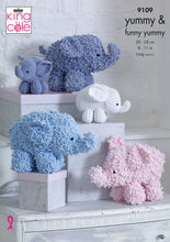 Load image into Gallery viewer, King Cole Yummy Knitting Pattern - Elephants (9109)