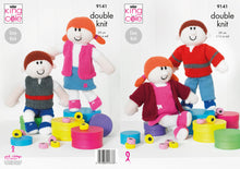Load image into Gallery viewer, King Cole Double Knitting Pattern - Rag Dolls (9141)