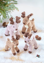 Load image into Gallery viewer, King Cole Double Knit Knitting Pattern for Reindeers 9167