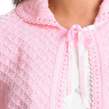 Load image into Gallery viewer, https://images.esellerpro.com/2278/I/124/174/BJ22611-slenderella-ladies-womens-diamond-pattern-bed-jacket-pink-close-up-2.jpg