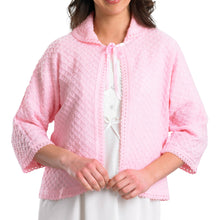 Load image into Gallery viewer, https://images.esellerpro.com/2278/I/124/174/BJ22611-slenderella-ladies-womens-diamond-pattern-bed-jacket-pink.jpg