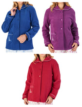 Load image into Gallery viewer, https://images.esellerpro.com/2278/I/164/896/BJ2325-slenderella-ladies-embroidered-boucle-fleece-bed-jacket-group-image.jpg