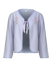 Load image into Gallery viewer, https://images.esellerpro.com/2278/I/123/080/BJ44600-slenderella-ladies-polar-fleece-ribbon-tie-bed-jacket-lilac.jpg