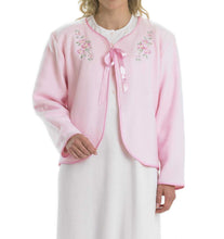 Load image into Gallery viewer, https://images.esellerpro.com/2278/I/123/080/BJ44600-slenderella-ladies-ribbon-tie-bed-jacket-pink-amazon.JPG