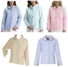 Load image into Gallery viewer, https://images.esellerpro.com/2278/I/120/550/BJ44601-slenderella-polar-fleece-button-up-bed-jacket-5-colours-group-image.jpg