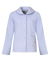 Load image into Gallery viewer, https://images.esellerpro.com/2278/I/120/550/BJ44601-slenderella-polar-fleece-button-up-bed-jacket-lilac.jpg